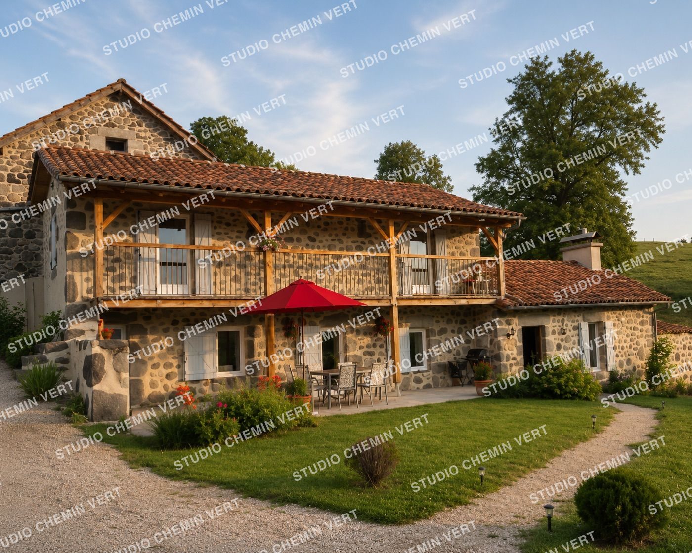 Exemple de photo d'établissement retouchée